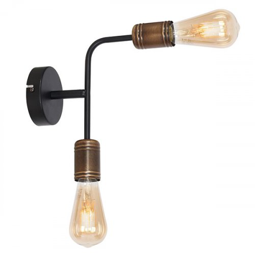 Бра LUMINEX Candela antic brass 9763