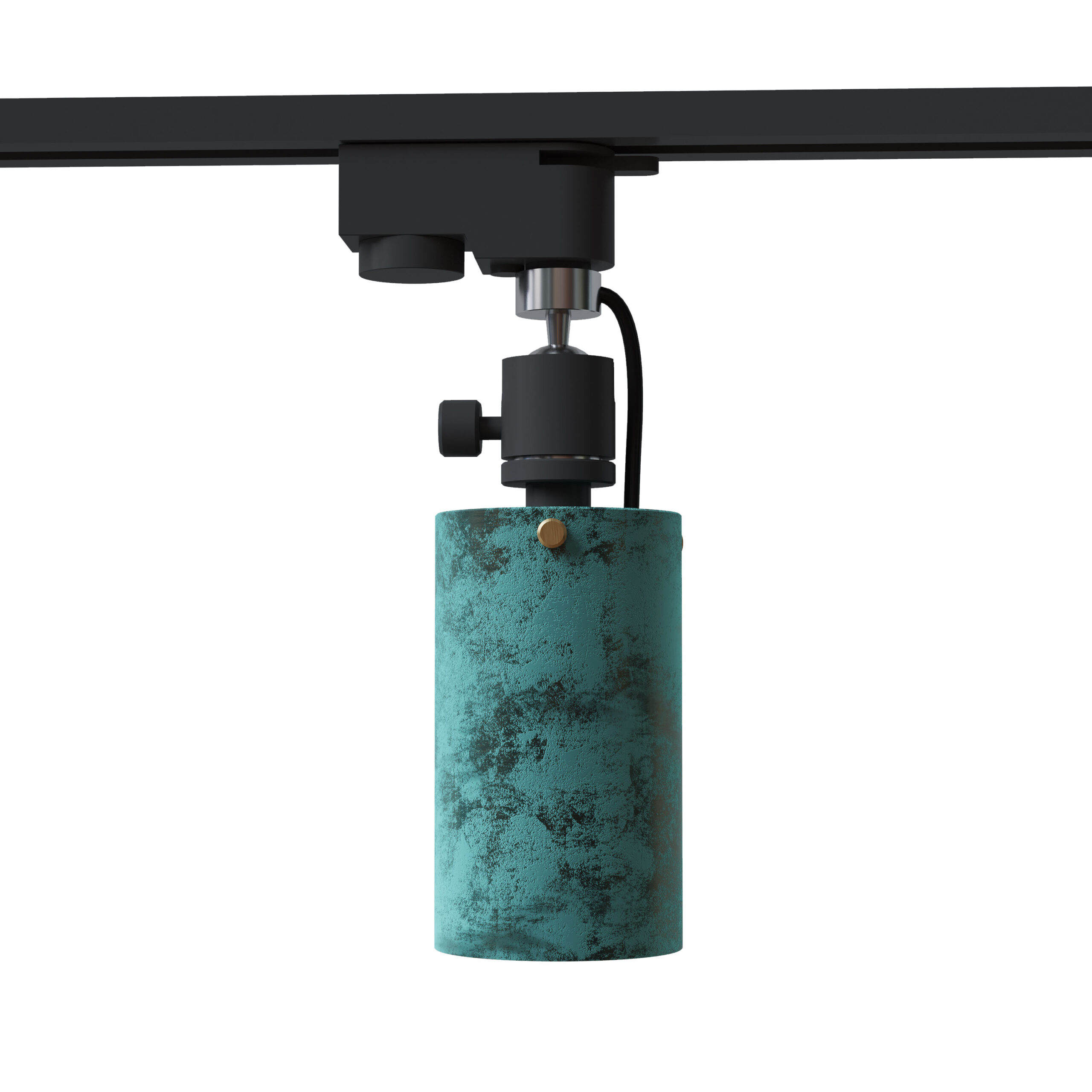 Точковий трековий спот TR 1 латунний, арт. 25491 - Зелений