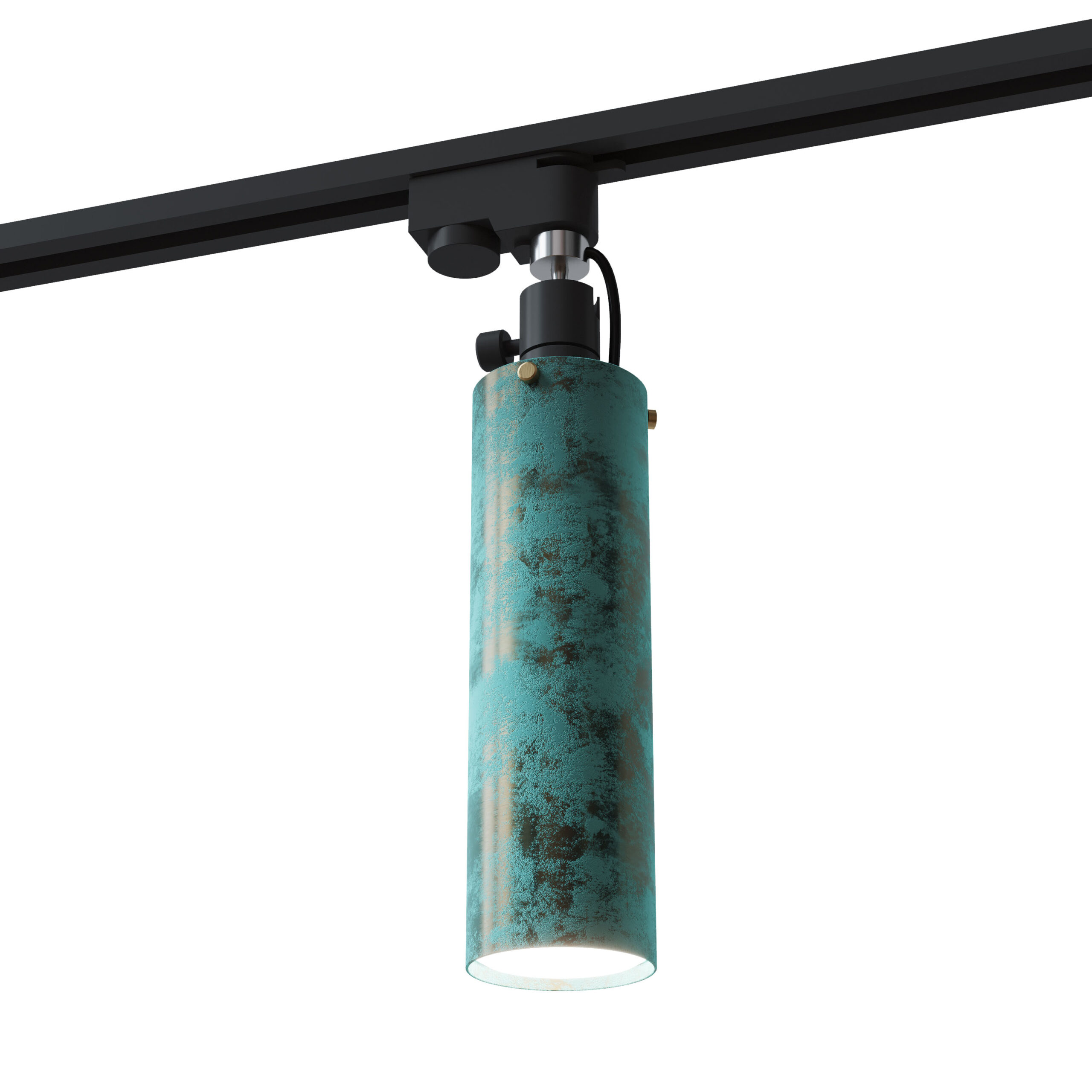 Точковий трековий спот TR 2 латунний, арт. 25497 - Зелений