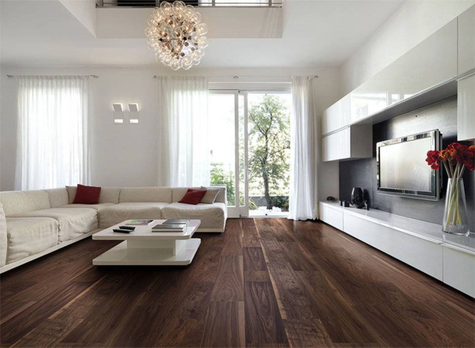 Паркетна дошка Befag 1-підлога. Горіх Honey 4-ст фаска лак