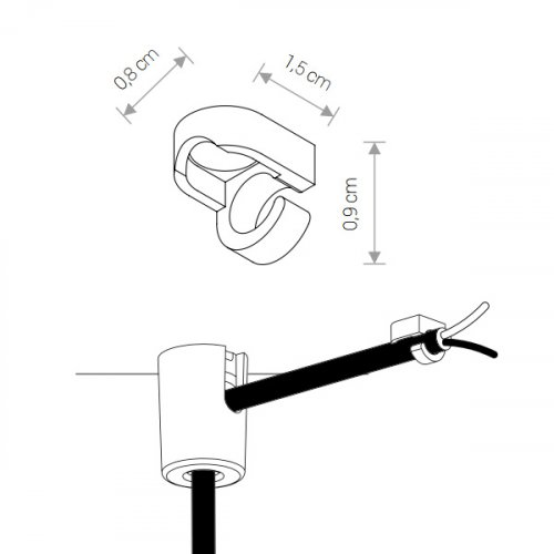 Кріплення для світильників Nowodvorski CAMELEON MOUNTING B WH 8394 alt 1