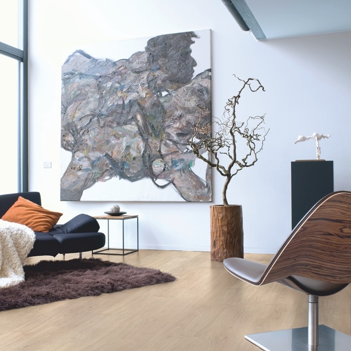 Ламінат Quick-Step ELIGNA EL1304 Light grey varnished Oak planks