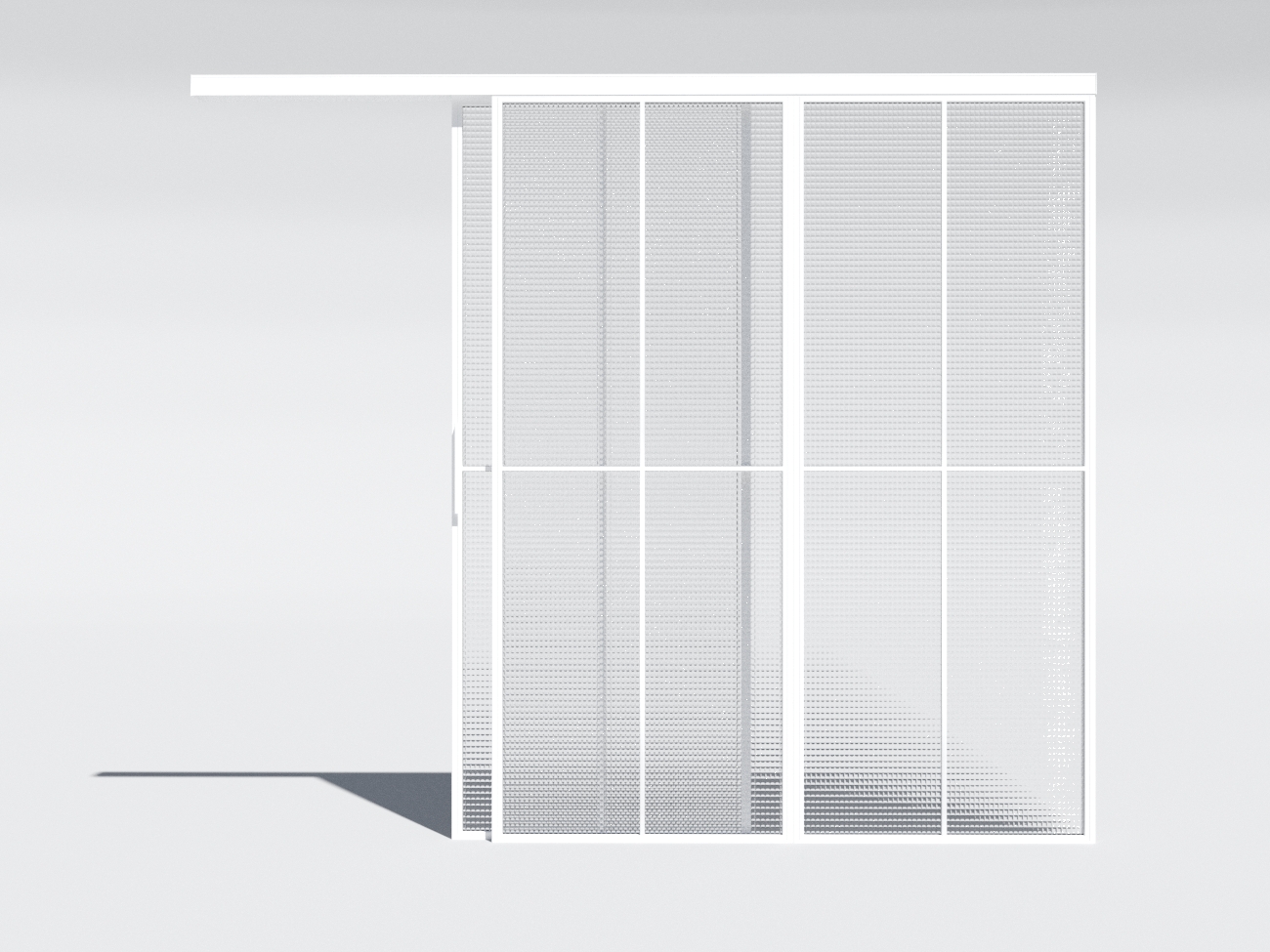 Міжкімнатна перегородка Svarg з однієї розсувними дверима