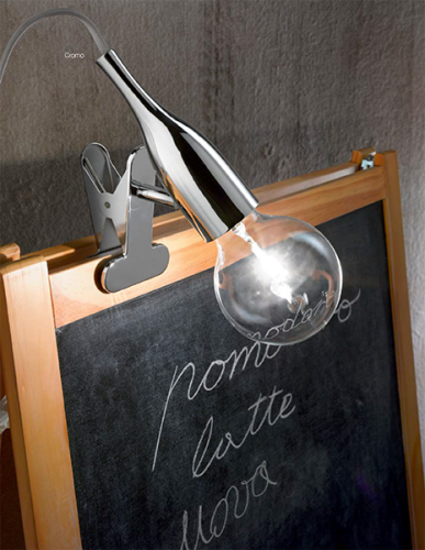 Світильник-прищіпка Ideal Lux 098951 Picchio Cromo alt 1