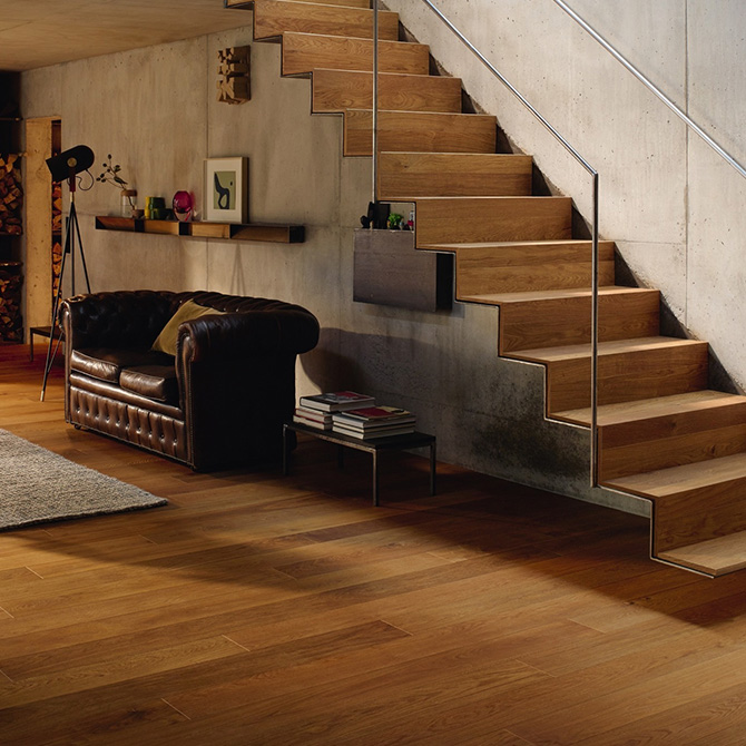 Паркетна дошка HARO Дуб Янтарний Маркант 1-підлога масло 528678 alt 3