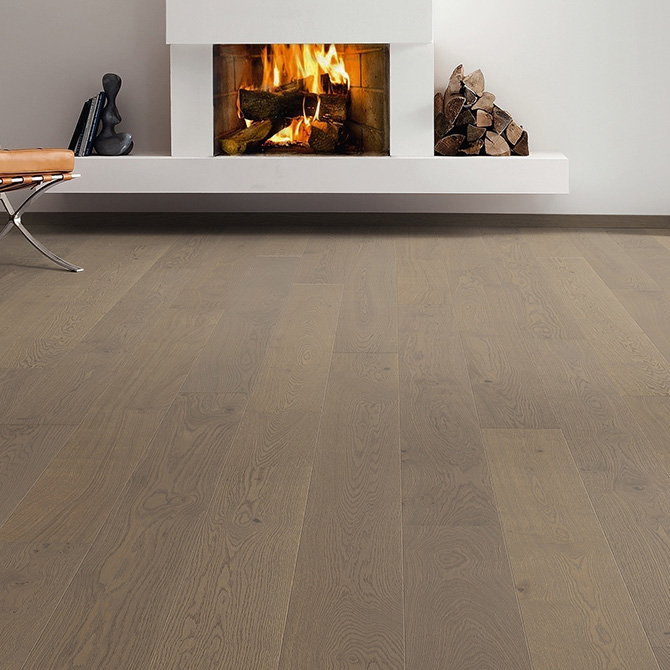 Паркетна дошка HARO Дуб Shell Grey Маркант 1-пол, масло 538946 alt 0