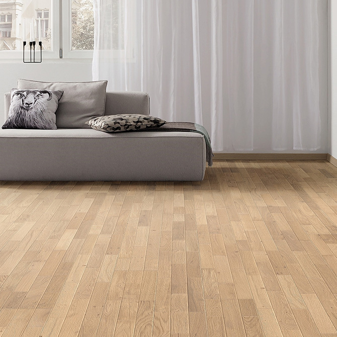 Паркетная доска HARO Дуб Пуро белый Терра 3-пол масло 532980 alt 1