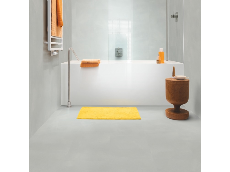 Вінілова підлога Quick-Step Ambient Click AMCL40139 Minimal Light Grey