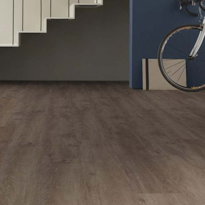 Вінілова підлога TER HURNE COMPACT Дуб Канберра Сіро-Коричневий