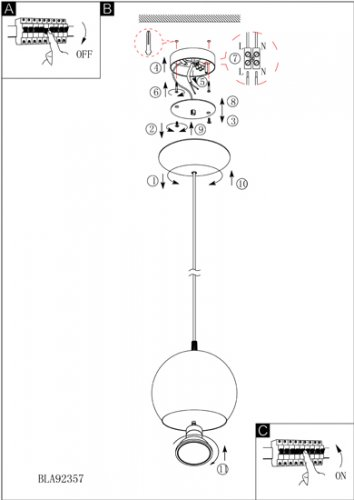 Люстра EGLO Petto 93837 alt 1