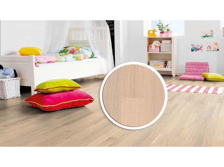 Паркетная доска HARO 528147* Дуб морская соль Тундра 3-пол выбел. браш лак alt 2