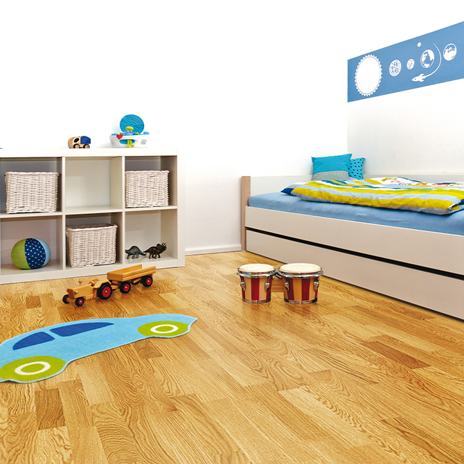 Паркетна дошка Befag Дуб Natur 3-пол. лак 500867/13 alt 0