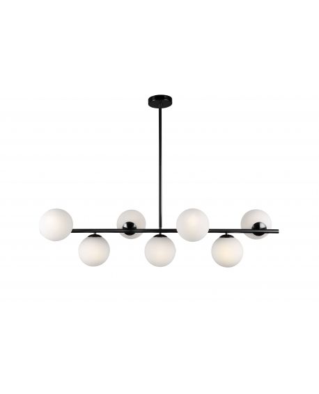 Люстра підвісна Lumina Deco FREDICA W7 LDP 6030-7 (BK)