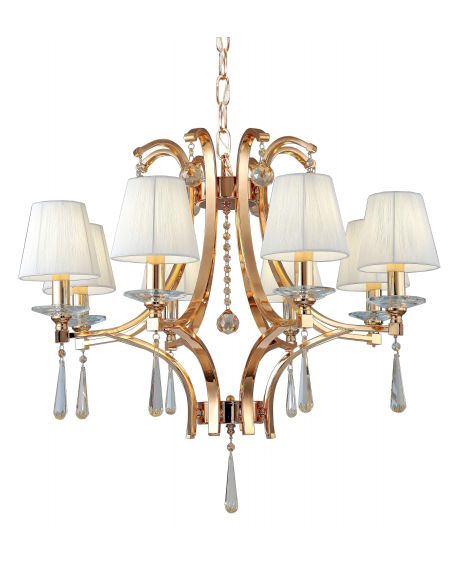 Люстра підвісна Lumina Deco VENISIA W8 LDP 8810-8 (FGD)