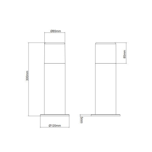 Парковий стовпчик TRIO HOOSIC 522260124 alt 2