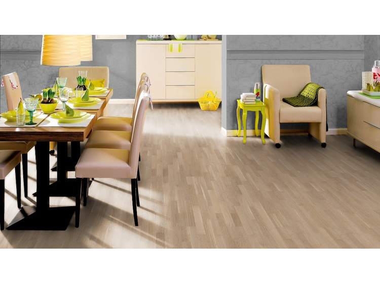 Паркетная доска HARO 529859* Дуб Тундра Дымчатый выбеленный 3-пол лак alt 2