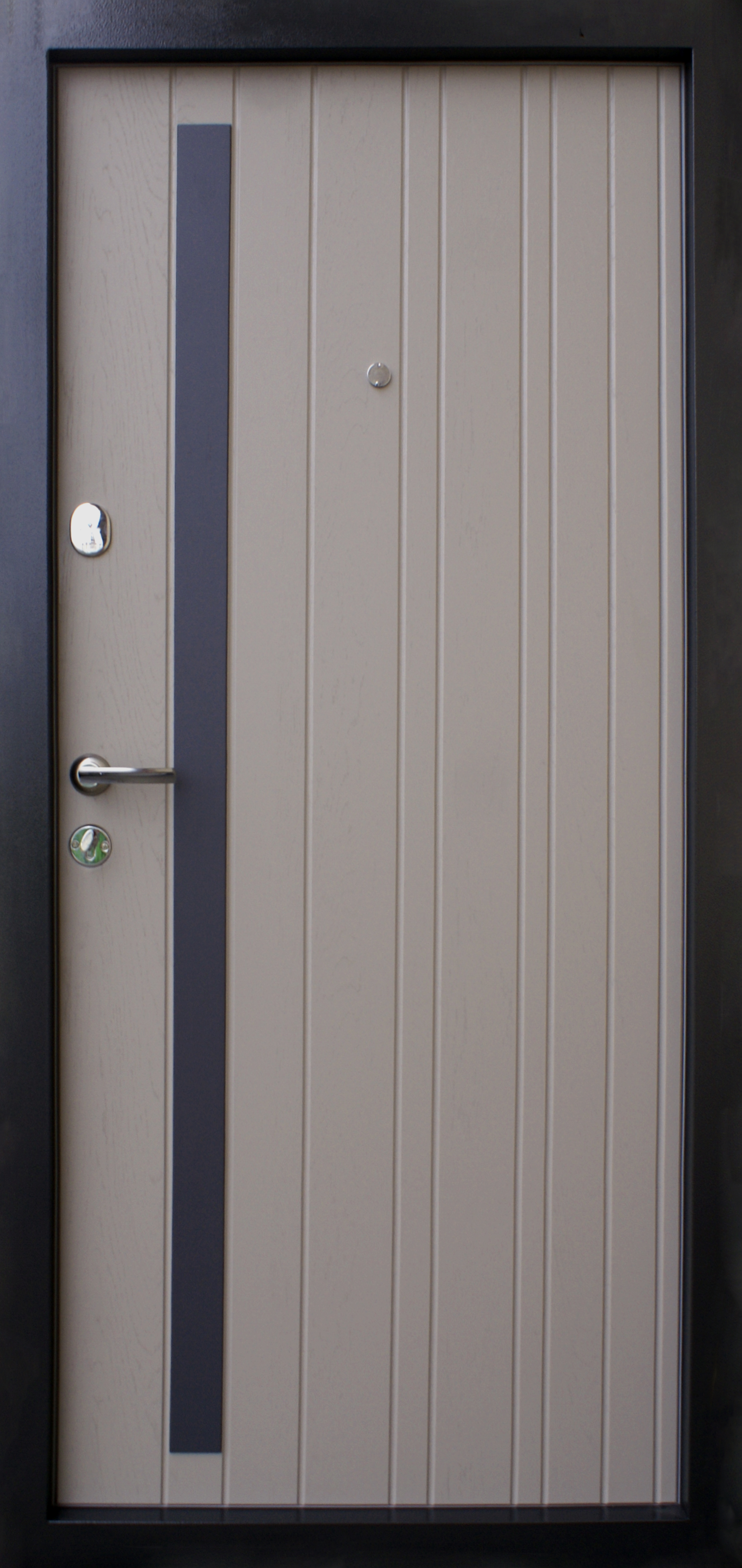 Входные двери Qdoors Премиум Браш-AL Серая Структура Супермат Какао Структура Супермат