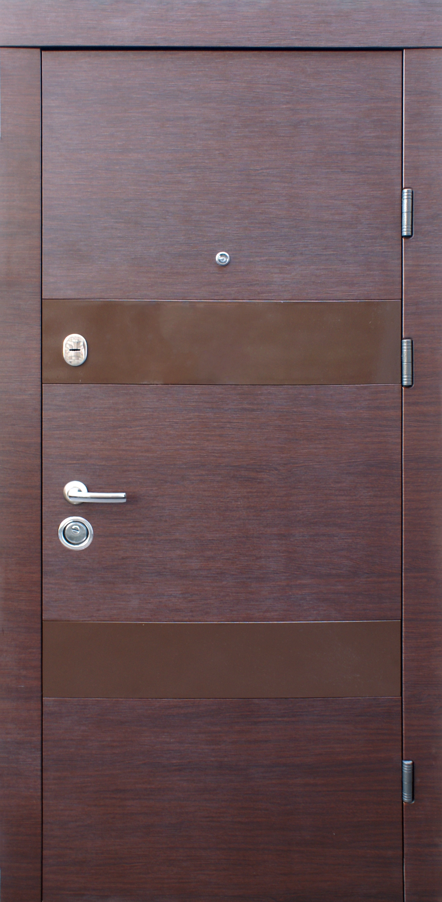 Вхідні двері Qdoors Преміум Віта-М Горіх Горизонтальний alt 1