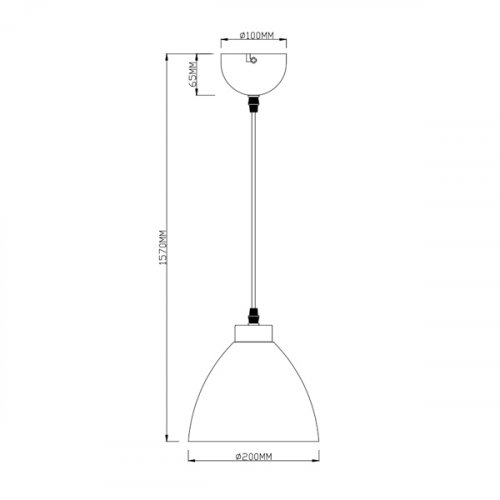 Підвісний світильник TRIO R32171007 DALLAS alt 2