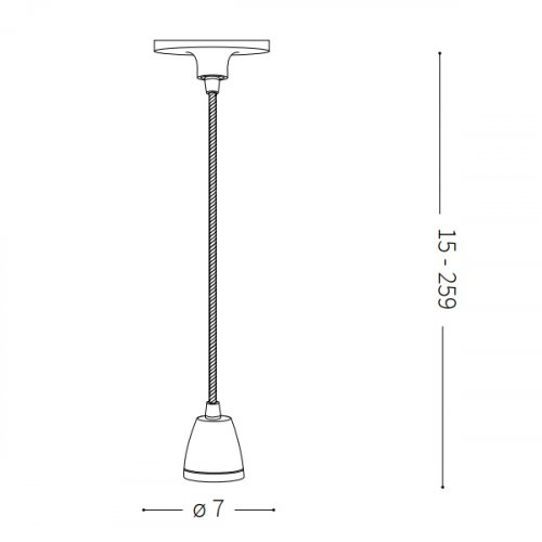 Підвісний світильник Ideal Lux KLAUS SP1 135038 alt 2
