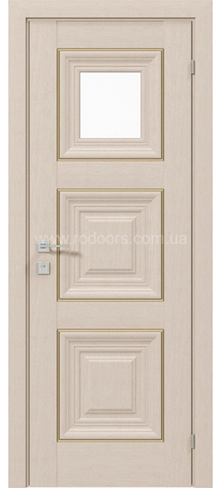 Міжкімнатні двері Rodos Versal Irida полустекло1