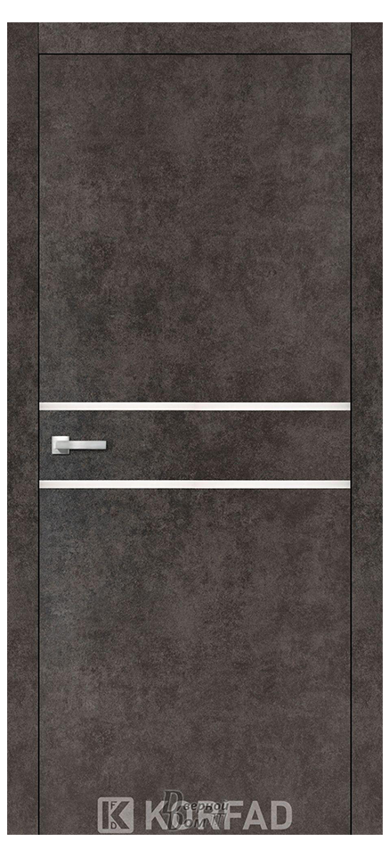 Двері міжкімнатні KORFAD, Aluminium Plato ALP-03