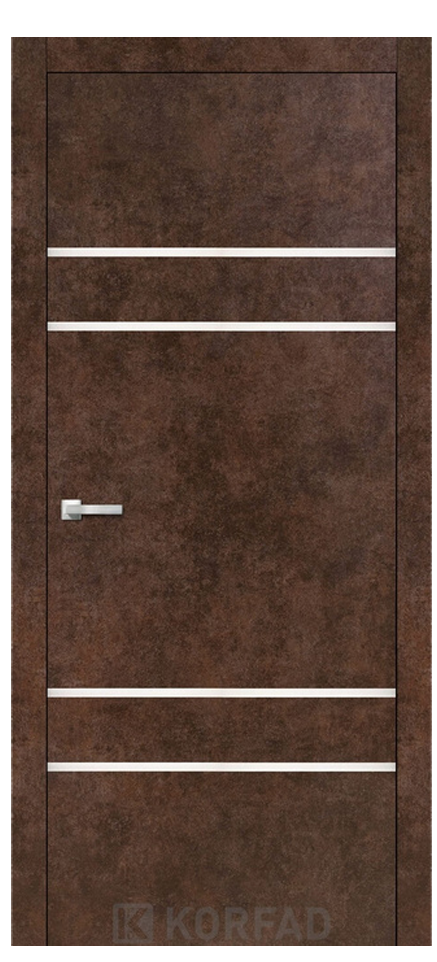 Двері міжкімнатні KORFAD, Aluminium Plato ALP-04 alt 1