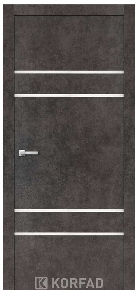 Двері міжкімнатні KORFAD, Aluminium Plato ALP-04 alt 2