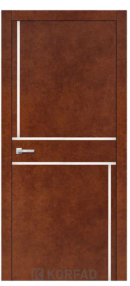 Двері міжкімнатні KORFAD, Aluminium Plato ALP-07