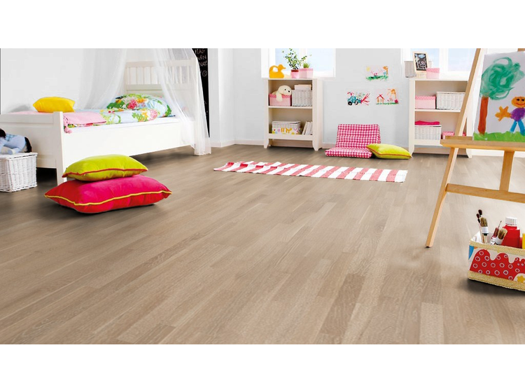 Паркетная доска HARO 529859* Дуб Тундра Дымчатый выбеленный 3-пол лак alt 3