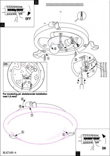 Стельовий світильник EGLO 7902 Salome alt 1