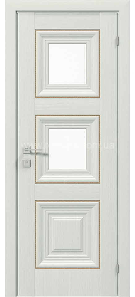 Міжкімнатні двері Rodos Versal Irida полустекло2