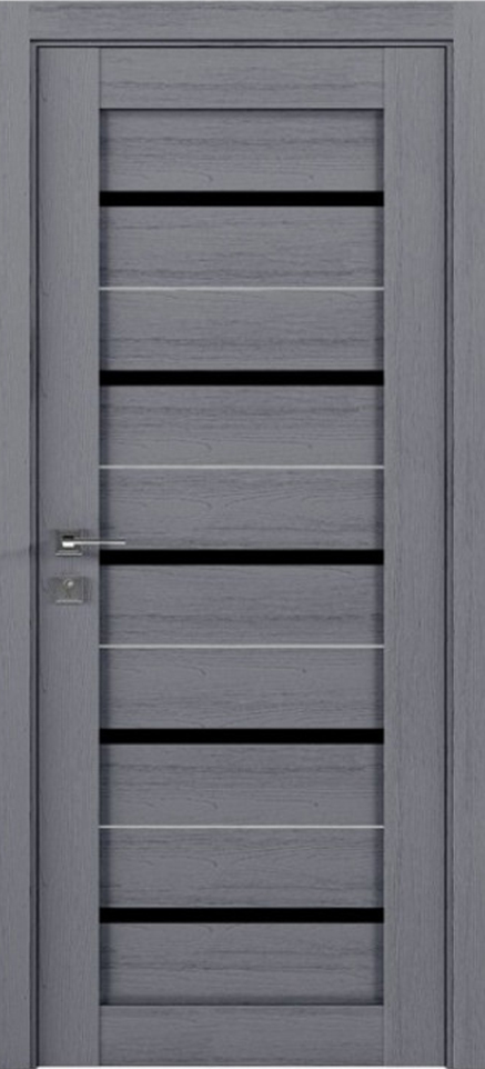 Міжкімнатні двері Rodos Modern Lazio полустекло BLK alt 1