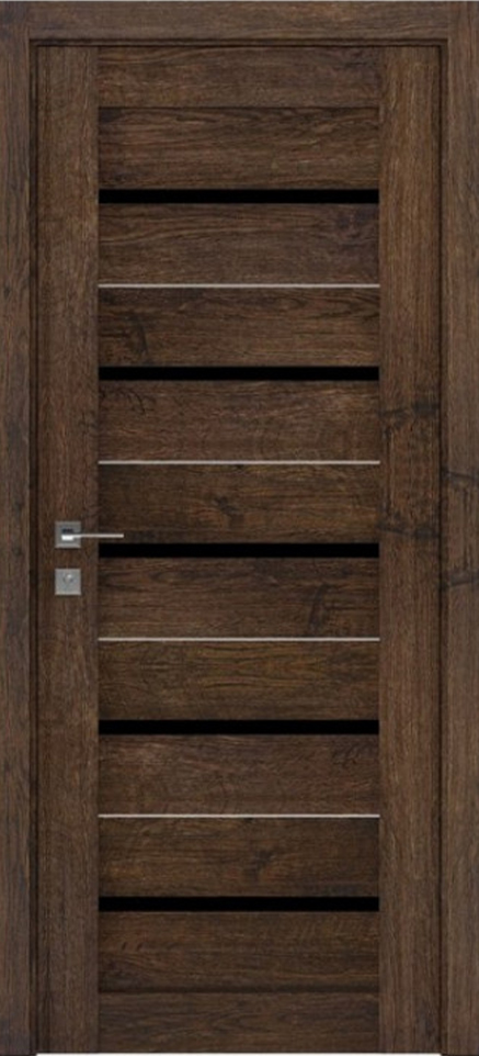 Міжкімнатні двері Rodos Modern Lazio полустекло BLK alt 4