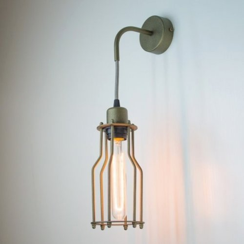 Настінний світильник ImperiumLight 33110.21.21 PRAGUE стара бронза