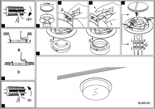Світильник точковий вбудований EGLO 89199 alt 1