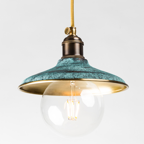 Підвісний світильник PikArt 1194-4 зелена патина