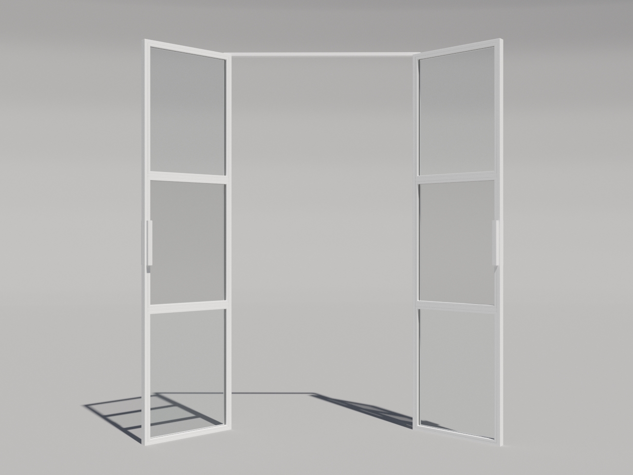 Міжкімнатні лофт-двері Svarg орні двостулкові в рамі alt 1