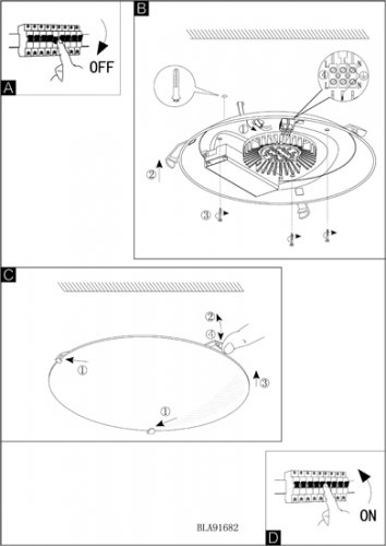 Светильник EGLO 91682 LED Malva alt 1