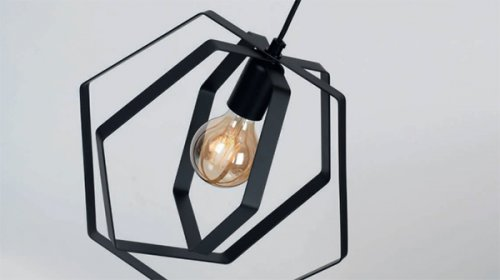 Люстра LUMINEX Hexagon black тисячу триста сорок один alt 1