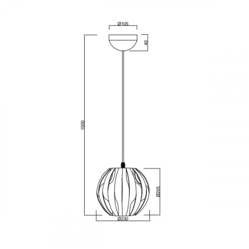 Люстра TRIO PUMPKIN R30472089 alt 1