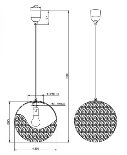 Люстра TRIO SWEETY 307800100 alt 1