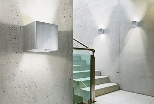 Настенный светильник AZzardo MARS AZ0895 aluminium alt 2