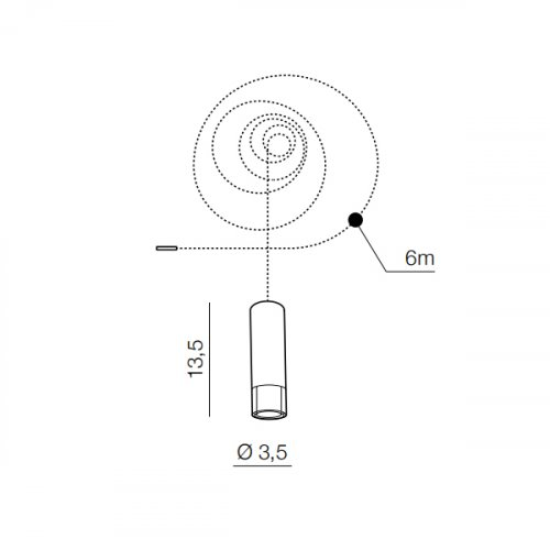 Світильник Azzardo AZ3458 Ziko G9 antique 6 meters alt 2