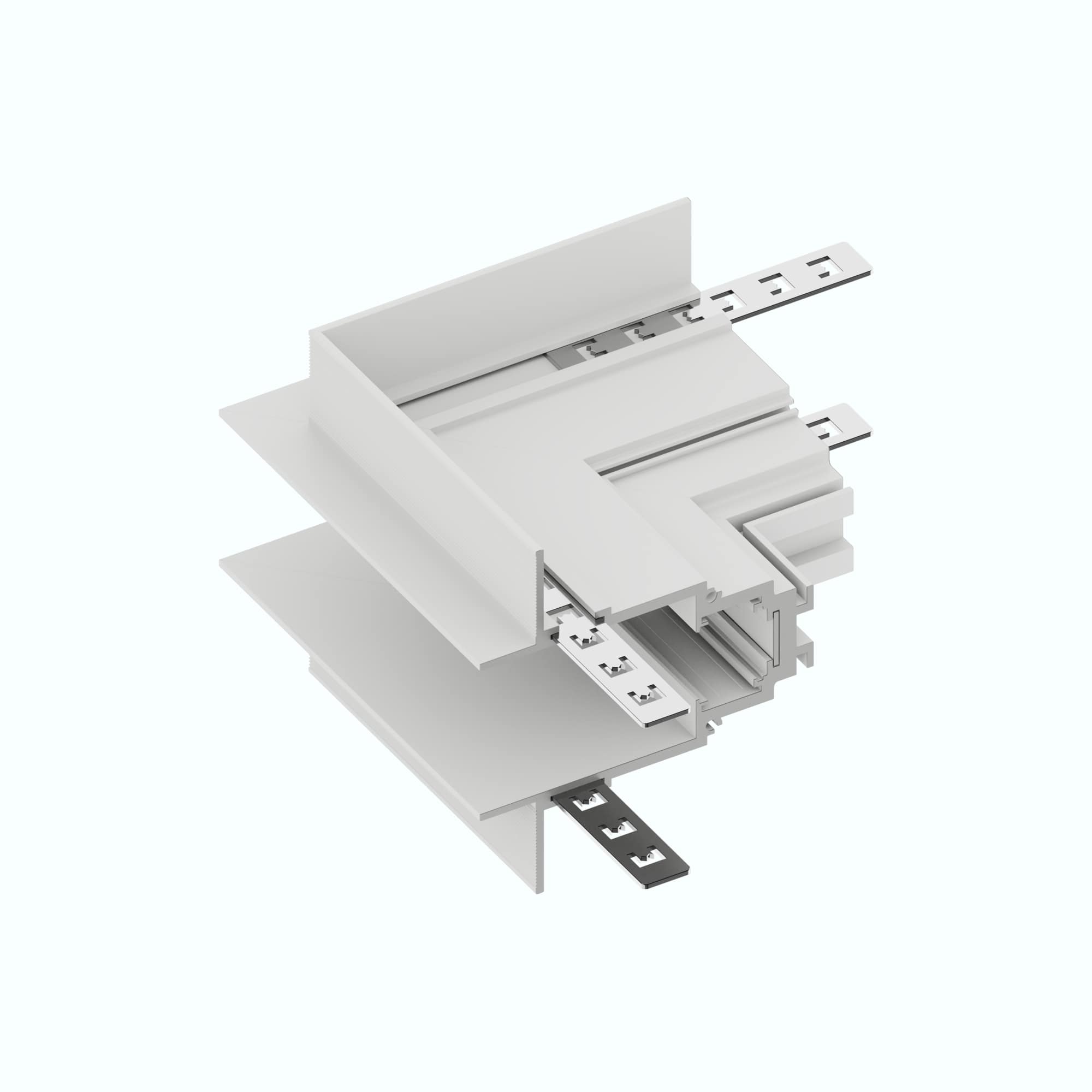 Зовнішній кутовий з'єднувач 90 ° Light Hub Magnenic 1 LH-CORNERSET-35R-OUT-WH (стіна / стіна)