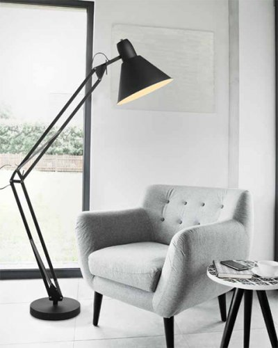 Торшер AZzardo Kipsar AZ2368 black alt 2