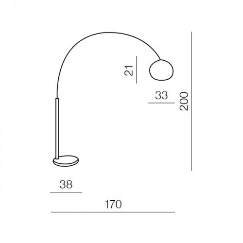 Торшер AZzardo TOSCA AZ0022 alt 2